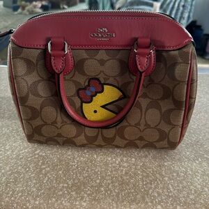 Coach Brown Pac-man satchel